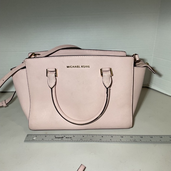 Michael Kors Selma Medium Top Zip Satchel Leather Crossbody and Wallet Set - Picture 5 of 16